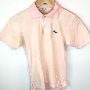 Vintage Izod Lacoste Pink Knit Top size 16 youth/ women’s XS